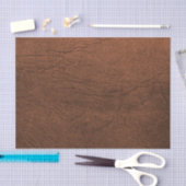 Papier Mousseline Look en cuir Brown (Artisanat)