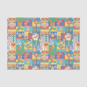 Papier Mousseline LOONEY TUNES™   Joyeuses fêtes Motif de Noël