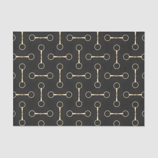 Papier Mousseline Loose Ring Snaffle Bits équestre (Recto)