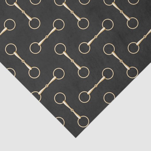 Papier Mousseline Loose Ring Snaffle Bits équestre (Détail)