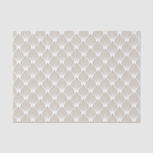Papier Mousseline L'or élégant Shell modèlent