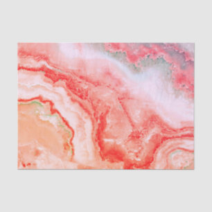 Papier Mousseline L'or rose de luxe rougissent agate minérale