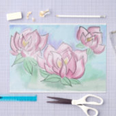 Papier Mousseline Lotus (Artisanat)