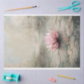 Papier Mousseline Lotus Art rose poussiéreux, lac Ethereal (Artisanat)
