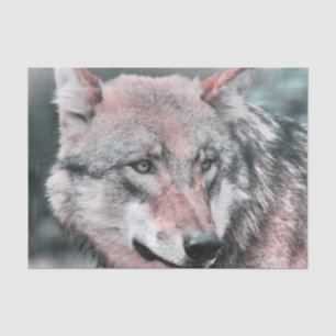 Papier Mousseline loup 1115