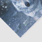 Papier Mousseline Loup à Blizzard (Détail)