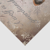 Papier Mousseline Loup amérindien (Détail)