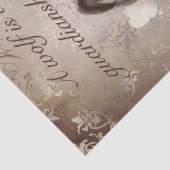 Papier Mousseline Loup amérindien (Détail)