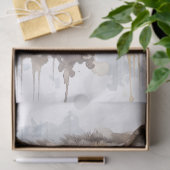 Papier Mousseline Loup amérindien (Cadeau)