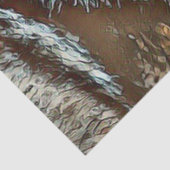 Papier Mousseline loup cinglé (Détail)