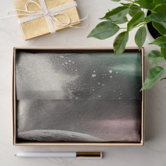 Papier Mousseline Loup d'Aurora Moon (Cadeau)