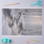 Papier Mousseline Loup d'hiver (Artisanat)