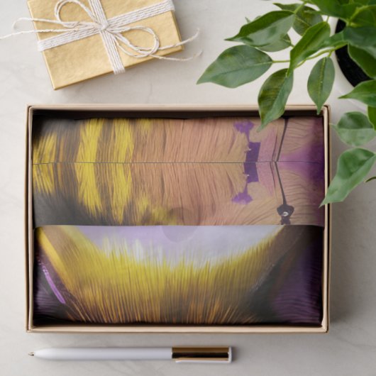 Papier Mousseline Loup en pourpre (Cadeau)