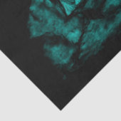 Papier Mousseline Loup et corbeau dans la nuit (Détail)