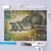 Papier Mousseline Loup floral décoratif (Artisanat)