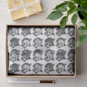 Papier Mousseline Loups (Cadeau)