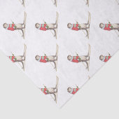 Papier Mousseline Loutre de ski (Détail)