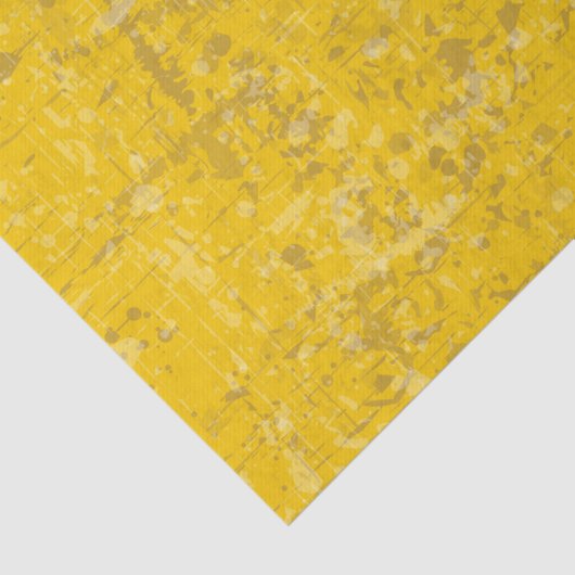 Papier Mousseline Louveur d'art peintre Abstrait Jaune (Détail)