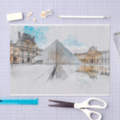 Papier Mousseline Louvre Paris, France (Artisanat)