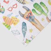 Papier Mousseline Love A Llama Tissue Paper (Détail)