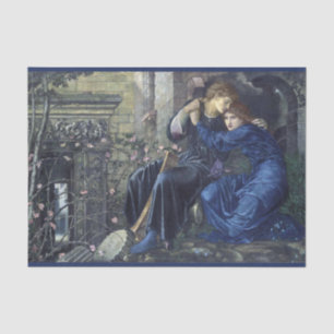 Papier Mousseline Love Among the Ruins (par Edward Burne-Jones)