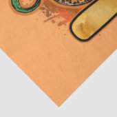 Papier Mousseline Love Citrouille Personnaliser d'automne Couleur Ti (Détail)