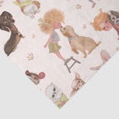 Papier Mousseline Love Dogs (Détail)