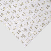 Papier Mousseline LOVE Graphic Text - Faux Gold (Détail)