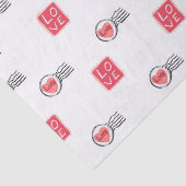 Papier Mousseline Love Mail Tissue Paper (Détail)
