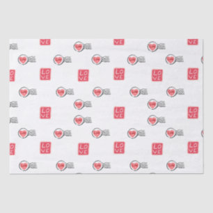 Papier Mousseline Love Mail Tissue Paper