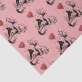 Papier Mousseline Love Me Heart (chien)Papier Tissu (Détail)