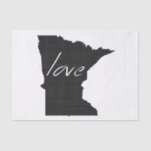 Papier Mousseline Love Minnesota