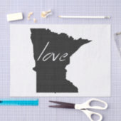 Papier Mousseline Love Minnesota (Artisanat)