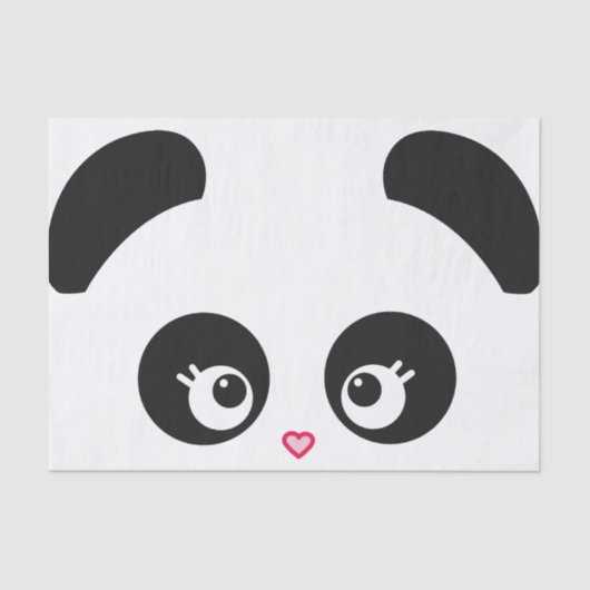 Papier Mousseline Love Panda® (Recto)