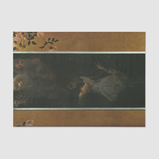 Papier Mousseline Love par Gustav Klimt Tissue Paper (Recto)