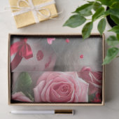 Papier Mousseline Love Roses et Ragdoll Cats (Cadeau)