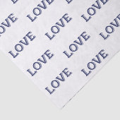 Papier Mousseline LOVE Tissue Paper (Détail)