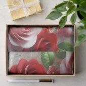 Papier Mousseline Love Valentine's Day Rose Tissu Paper (Cadeau)