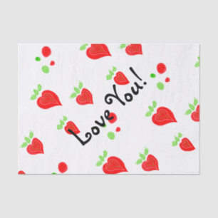 Papier Mousseline Love You Tissue Paper