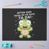 Papier Mousseline Lover| Après Que Ggd M'Ait Fait, Il A Dit Ta Da! (Artisanat)