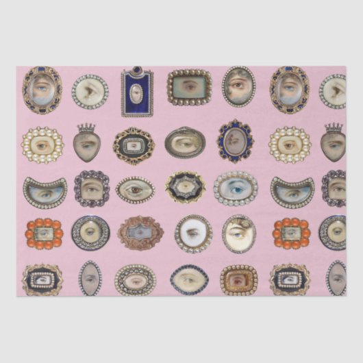 Papier Mousseline Lover's Eyes, art original inspiré par les Victori (Recto)