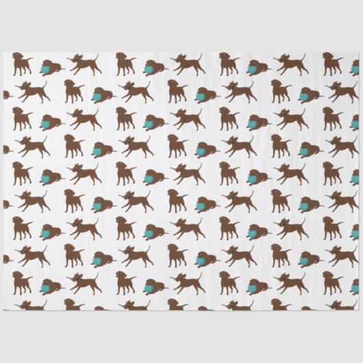 Papier Mousseline lr chocolate lab bande dessinée (Recto)