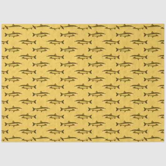 Papier Mousseline Lt Blue et Gold Nautical Series Design 16 (Recto)