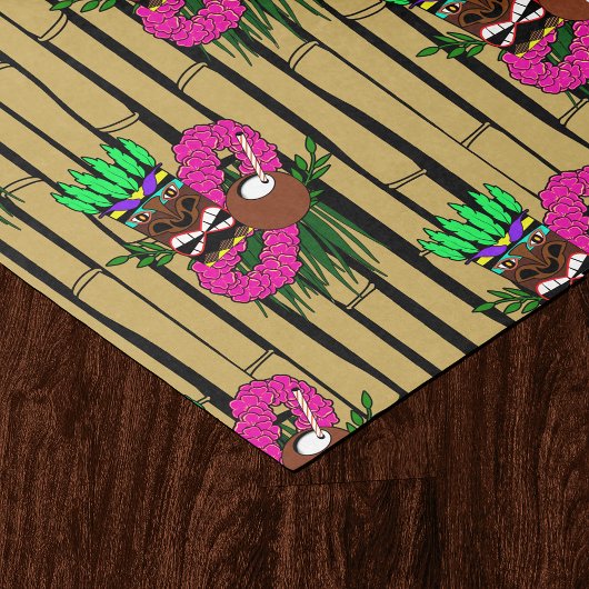 Papier Mousseline Luau Motif