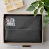 Papier Mousseline Lucky Cat Art – Maneki Neko with Gold Coin (Cadeau)