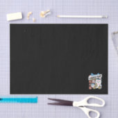 Papier Mousseline Lucky Cat Art – Maneki Neko with Gold Coin (Artisanat)