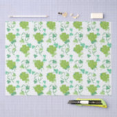 Papier Mousseline Lucky Clover Motif - Shamrock vert (Artisanat)