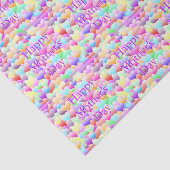 Papier Mousseline Lumière de coeurs du jour de mère (Détail)