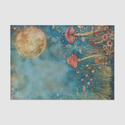 Papier Mousseline Lumière de la lune dans la page de découpage du ja (Recto)