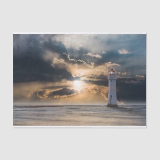 Papier Mousseline Lumière du phare (Recto)